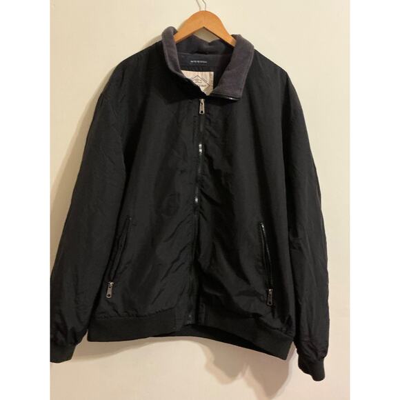 St. John's Bay Black Men's Bomber Jacket Size XXL - Picture 1 of 13